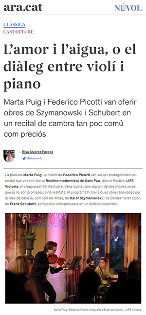 Diari ARA nuvol duo musica classica Marta Puig Piano