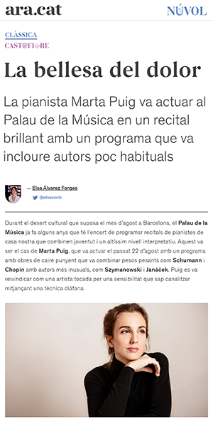 Diari ARA nuvol musica classica Marta Puig Piano