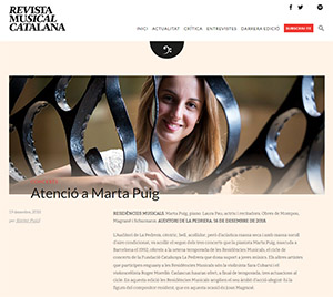 Revista Musical Catalana Marta Puig